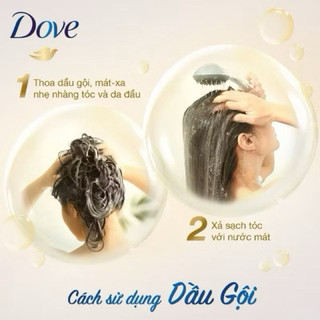 Dầu gội Dove mẫu mới 880g hàng công ty chính hãng