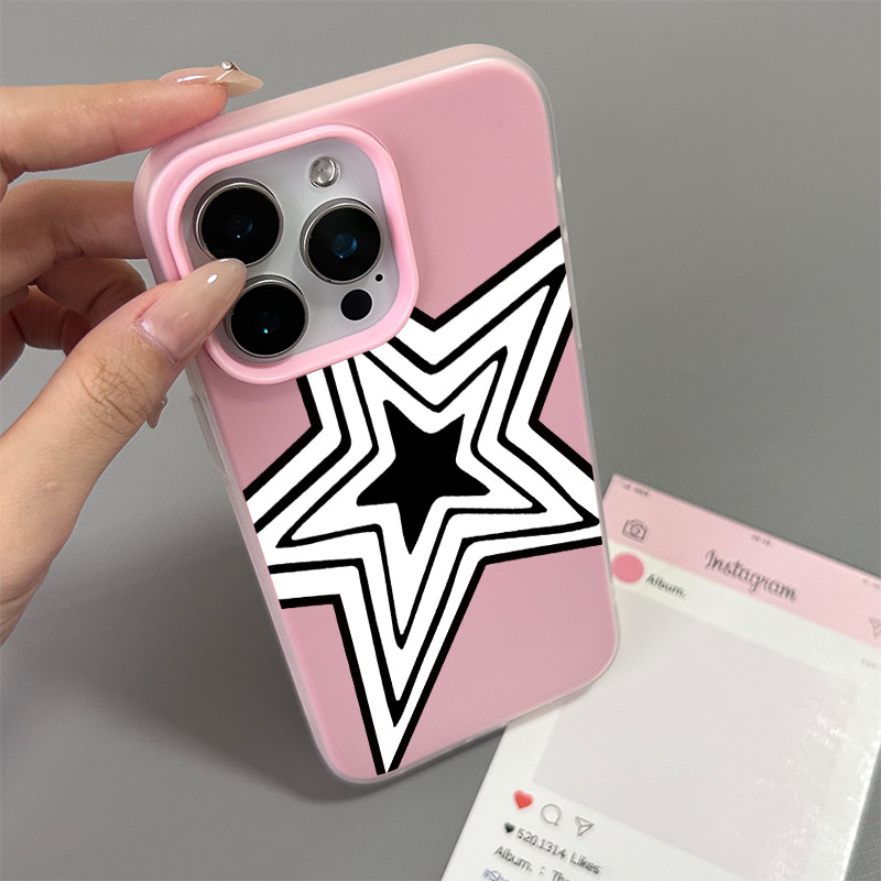 Ốp lưng điện thoại họa tiết tem mùa hè cho iPhone 17/16 Pro Max/15/14/13/12/11