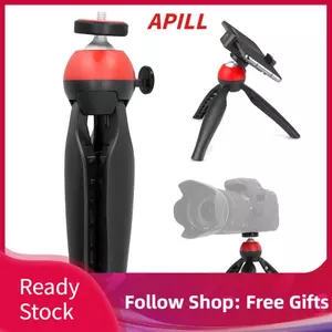 apill Chân đế điện thoại nhỏ gọn Phụ kiện video dành cho nhiếp ảnh gia Du lịch selfie ngoài trời (Đỏ)
