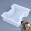 Khuôn gạch lát PWSEND, Làm dày dễ dàng tháo rời I Shape Brick Mold, Có thể tái sử dụng I Shape Plastic Concrete Paver Mold Garden Walkway