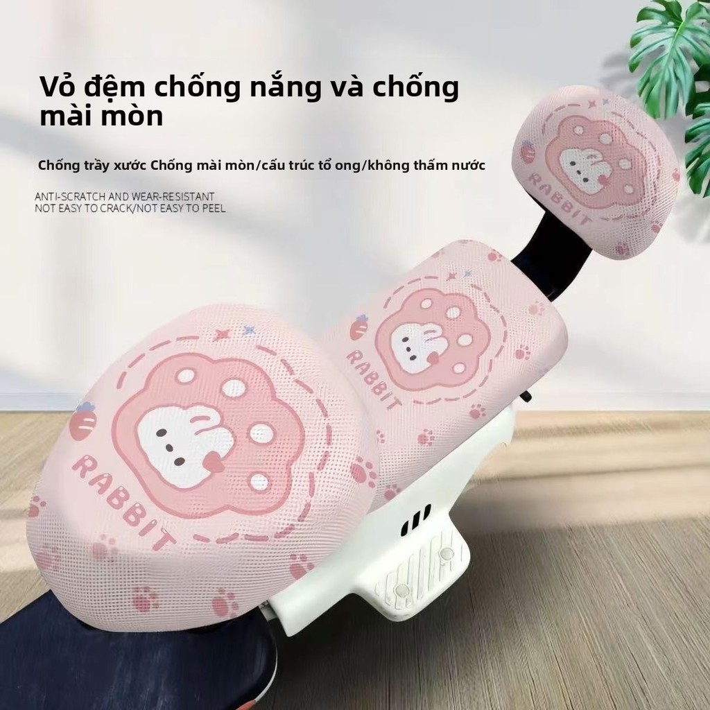 Vỏ bọc ghế xe máy, chống thấm nước, chống nắng, cách nhiệt Bộ 3 món