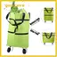 Giỏ mua sắm có thể gập lại GUSTAVA, Giỏ gấp 2 trong 1 có thể tái sử dụng, Bền có thể gập lại Nhẹ Bảo quản dễ dàng Túi mua sắm tạp hóa ngoài trời