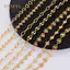 PNPIA- Vòng Tay Thép Titan Handmade Hình Học Liên Kết Dây Chuyền Vòng Tay Nữ Trang Sức Màu Vàng Quà Tặng Hàng Ngày 18cm Vòng Tay Dài