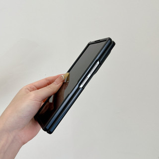 Ốp điện thoại doanh nhân từ tính lấp lánh họa tiết gợn sóng dành cho Samsung Z Fold 7 6 5 4 3 Flip7 Flip6 Flip543