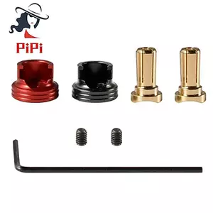 Hàn-Miễn Phí Vỏ Cứng Kim Loại Tản Nhiệt Chuối Cắm Bộ Cho RC Lipo Pin RC Drone Máy Bay Mô Hình Dụng Cụ Xe Hơi 5mm