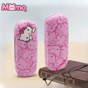 Hộp đựng kính mắt dễ thương họa tiết hoạt hình Hello Kitty dành cho sinh viên