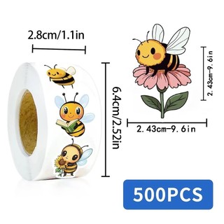 OIWLSAX321 Miếng Dán Ong, Miếng Dán Đàn Guitar Ong Chống Thấm Nước, Máy Tính Xách Tay DIY Xe Đạp Điện Thoại Hành Lý Tự Dính Trang Trí Đồ Chơi Trẻ Em Cho Cốc Nước Máy Tính