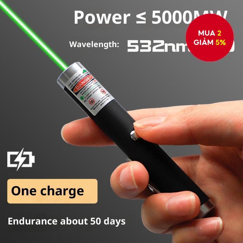 Đèn Pin Laser Tia Laser Ánh Sáng Xanh Đèn Pin Con Trỏ Sao Aurora Đèn Pin Ánh Sáng Xanh Tầm Xa Mạnh Bàn Cát Phòng Bán Hàng Con Trỏ 【Ánh Sáng Xanh】