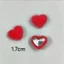 Set Charm Trái Tim Bông Xù Cầu Vồng