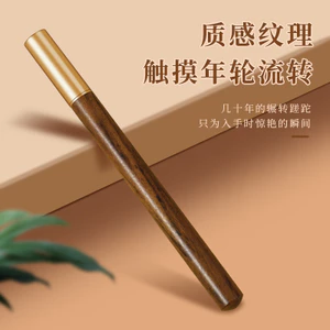 Bút Gel Gỗ Tùy Chỉnh Chữ Ký Bút Bi Bút Đổ Lại Có Thể Khắc Nặng Cảm Giác Gỗ Đàn Hương Văn Phòng Kinh Doanh CK3U