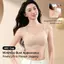 Áo ngực không dây WANYEDI, Áo ngực nhỏ hơn thoáng khí cho nữ, Áo ngực mỏng hợp thời trang Bảo hiểm toàn diện Thoải mái vừa vặn Áo ngực liền mạch Áo ngực