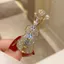 Tinh Tế Thời Trang Violin Cao Cấp Tính Khí Trâm Phù Hợp Với Pin Kim Cương Giả Chống chói Phụ Kiện Thanh Lịch Corsage 6.8
