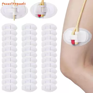 FAVORITEGOODS Giá đỡ ống tiết niệu, Nhãn dán cố định ống thông thoáng khí dùng một lần, Nhãn dán ống thông dính Giá đỡ băng đô