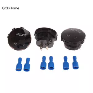 GCDHome Led Hiển Thị Đồng Hồ Đo Điện Áp DC 8-30V Mini Kỹ Thuật Số Vôn Kế Ammete Cho Ô Tô Ô Tô Xe Máy Thuyền HOT