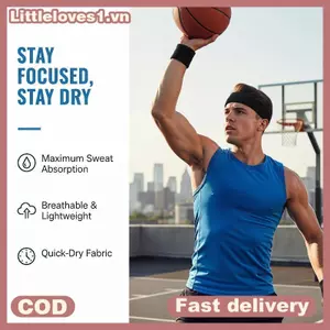 Littleloves1 Qui Dry Yoga Sweatband Thấm hút hoàn hảo cho các buổi tập luyện VN