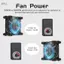 apill Yoidesu 140mm Quạt 12V 0.45A 700-2800RPM Có thể điều chỉnh tốc độ Làm mát chơi game PC yên tĩnh Tương thích với bảng điều khiển máy tính để bàn