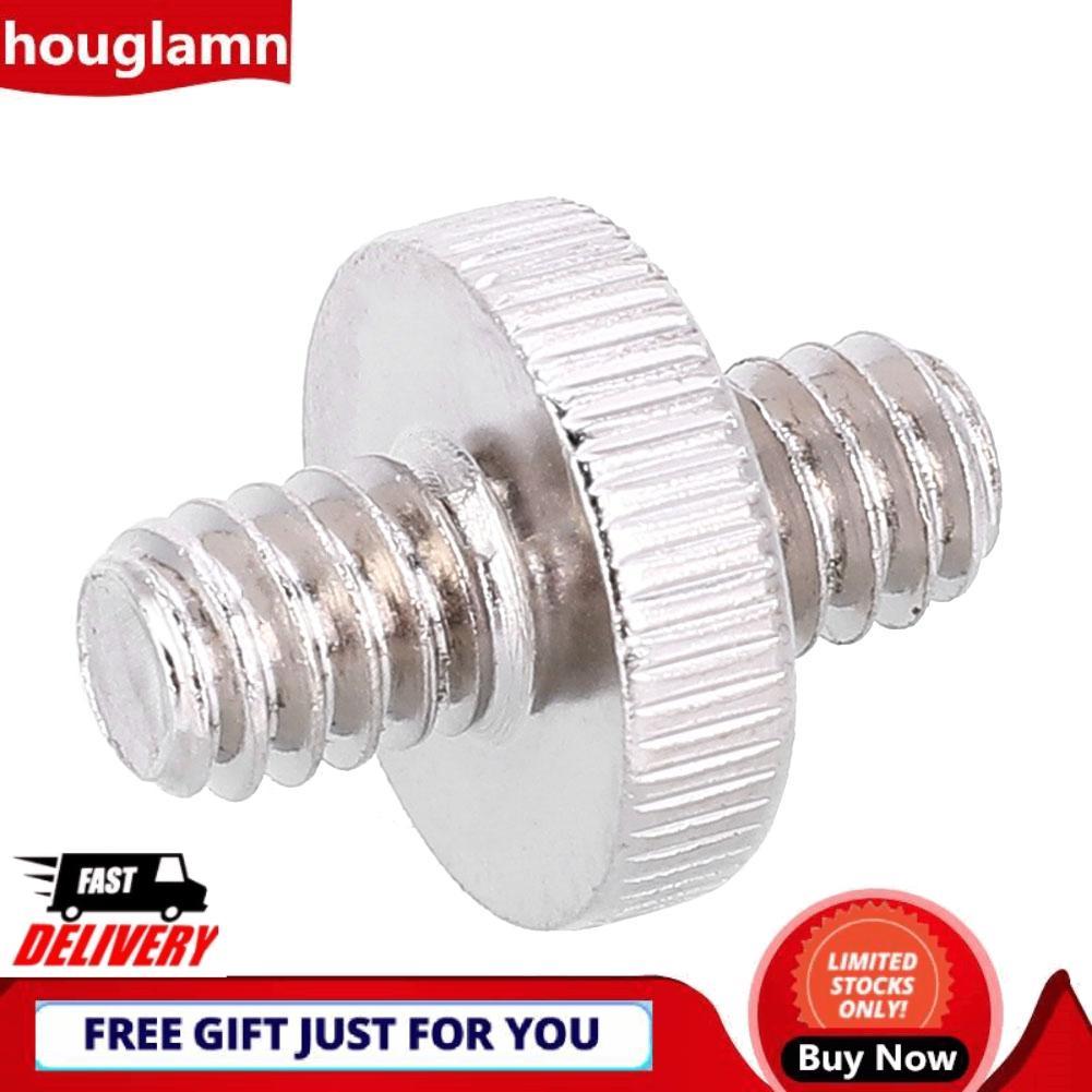 Houglamn Houglamn 1/4 Nam Sang Có Ren Bộ Chuyển Đổi Kim Loại Chân Máy Ảnh Đầu Nối Ballhead Mạ Bạc Cho Máy Ảnh DSLR Monopod Chân Đèn Phụ Kiện Video