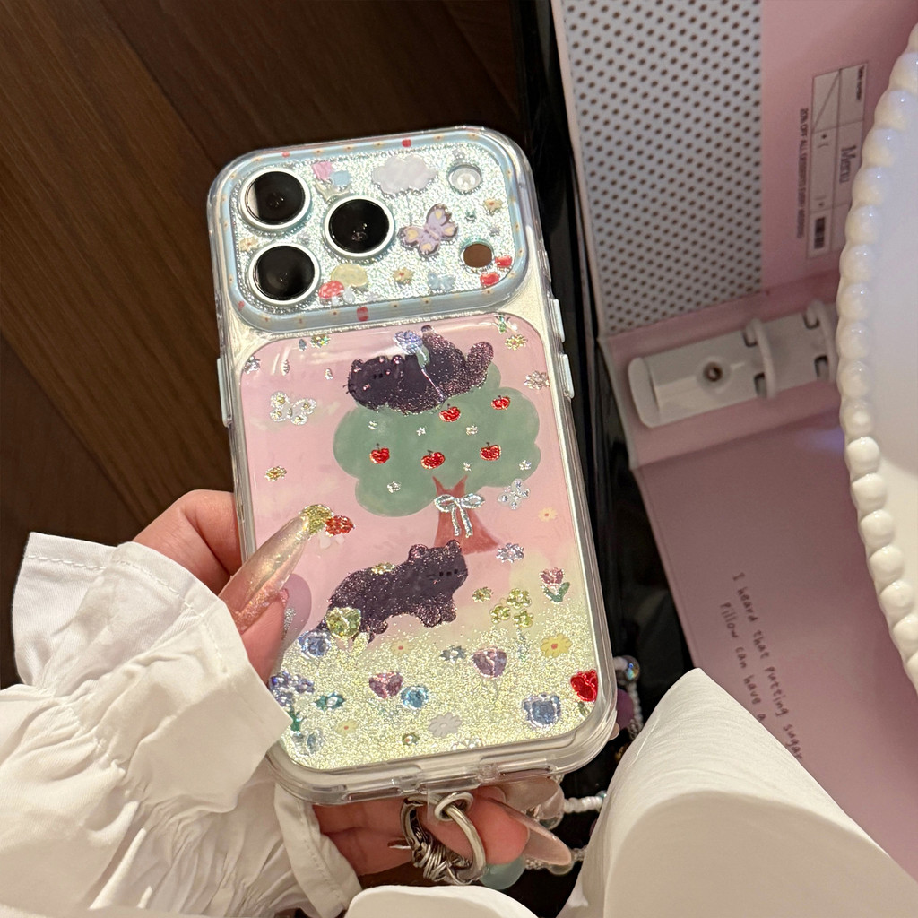 Ốp lưng iPhone hình mèo rừng dễ thương phù hợp cho iPhone 17 Pro Max có khả năng bảo vệ màn hình cho các mẫu 16, 15, 14, 13, 12 và 11. Nó cung cấp bảo vệ chống sốc. YRNC