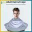 BVY Hair Cut Umbrella Capes Haircut Cloak Vải Nhuộm Tóc Ba Chiều Thoáng Khí Hộ Gia Đình Cắt Tóc Cloak Có Thể Gập Lại Dụng Cụ Cắt Tóc.