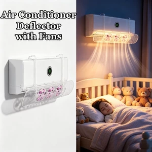 Đồng phục luồng không khí AC lệch hướng với quạt Hướng dẫn tuần hoàn không khí trong phòng