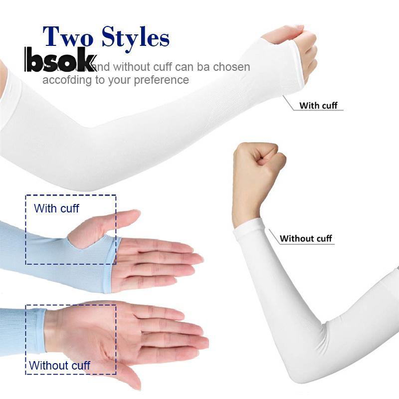 Trailblazer Ice Silk UV Bảo Vệ Cánh Tay Tay Nam Nữ Ngón Tay Mùa Hè Đi Xe Đạp Bao Mới