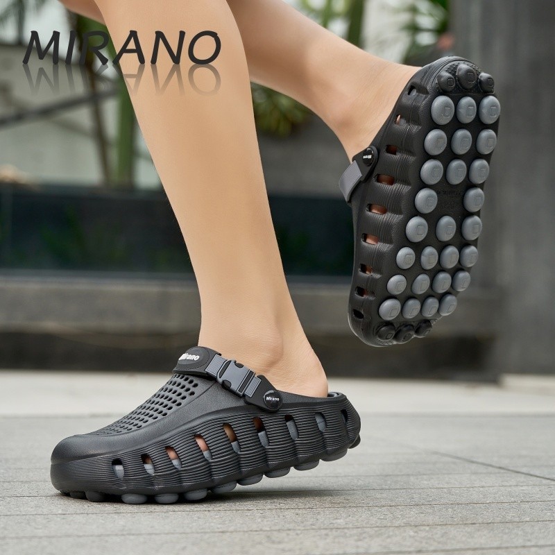 Mirano Dép Nam Nữ Đế Dày EVA, Thoáng Khí Siêu Nhẹ, Chống Trơn Trượt, Ngoài Trời Hàng Ngày