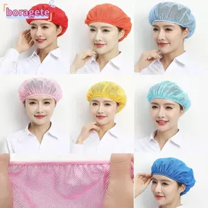 Mũ đầu bếp BORAGETE, Mũ làm việc lưới thoáng khí vệ sinh, Phụ kiện nấu ăn Trang phục làm việc Lưới tóc Nấu ăn Mũ vệ sinh Nhà hàng khách sạn