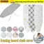 Vỏ bọc bảng ủi WOODNEST, Vải bảng ủi chống bẩn dày, Tấm chắn nhiệt ủi chịu nhiệt đàn hồi di động cho phụ kiện bàn ủi