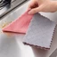 Vải lau lông cừu san hô hai mặt - Khăn lau - Dễ lau chùi, không xơ - Đồ dùng nhà bếp - Khăn lau bồn rửa mềm - Vải lau nhà / Giao hàng miễn phí
