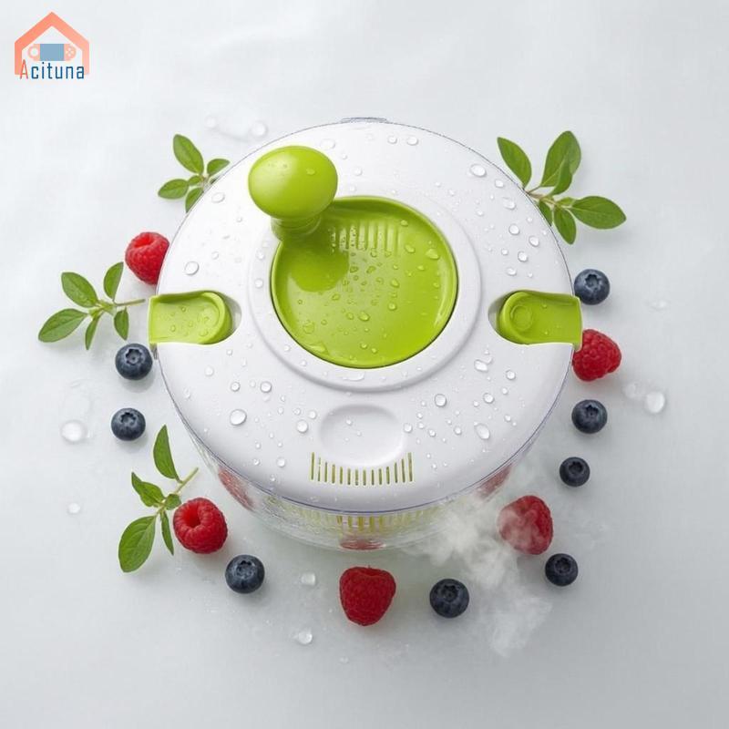 Hướng dẫn sử dụng Máy sấy Salad Đế chống trượt Bát lọc Dụng cụ nhà bếp Mở đầy lớn
