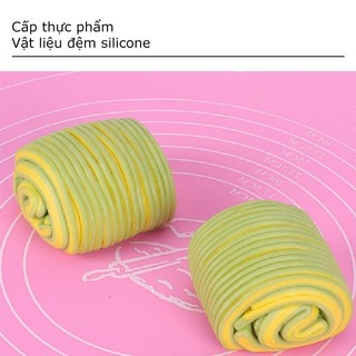 Tấm thảm lót nhào bột, trộn bột silicon chống dính, trượt làm bánh sữa chua, bao, quy baking 50x40cm SUNN0