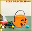 7 Cm Trang Trí Halloween Xô Mini Di Động Cho Kẹo Lừa Điều Trị Bí Ngô 7cm Cam khxinggao