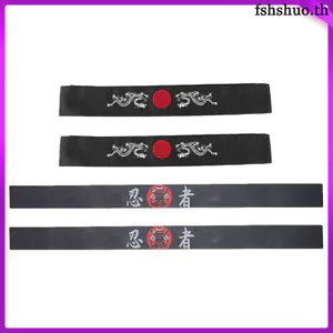 4 Samurai Trang Phục Nhật Bản Băng Đô Nữ Phụ Kiện Tóc Bandana Trang Trí Bandana