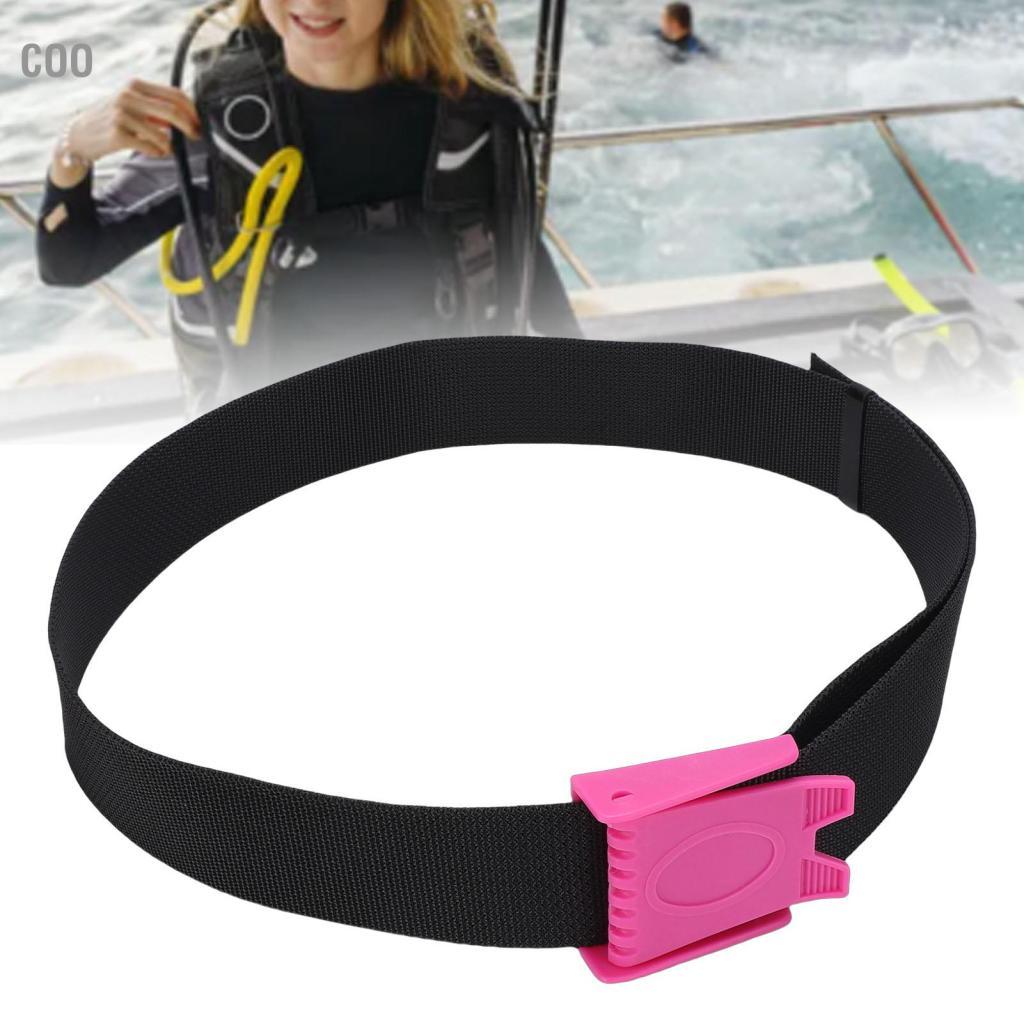 Coo GEERYZHE Đai tập tạ bằng nylon có thể điều chỉnh QuickRelease Freediving & Deep – Bền, An toàn và Thoải mái (Đen)