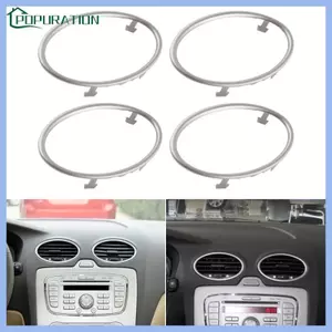 POP Nâng Cao Nội Thất Ô Tô Tạo Kiểu Thẩm Mỹ Với 4 Lỗ Thông Hơi Cửa Thoát Trang Trí Vòng Tròn Nhẫn Miếng Dán Cho Ô Tô Air Ou