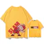 GC1 SLAM DUNK Sakuragi Hanamichi Unisex Xu Hướng Thời Trang Mùa Hè Áo Thun Anime Tay Ngắn Top GC1