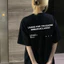 （Giao hàng 24h）Angela Áo Phông LIUHG Thun Cotton Nguyên Chất 100%, Hình In Chữ Đơn Giản Dễ Mặc