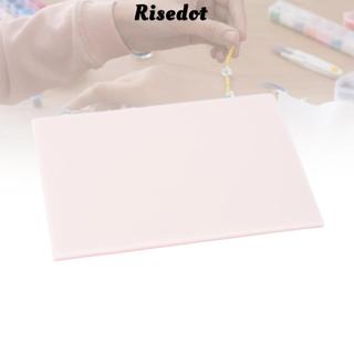 Khối khắc cao su RISEDOT, Tấm dính Khối khắc tem cao su mềm, In Linoleum Hồng Trắng Xanh Trắng Khối khắc cao su In