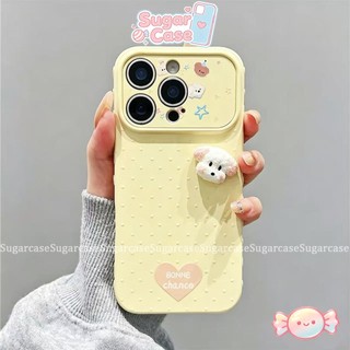 Ốp Lưng Cho IPhone 17AIR 11 15 17 16 13 14 12 Pro Max XR X XS Max 7 16 8 Plus SE Bìa mềm búp bê Happy Puppy 3D