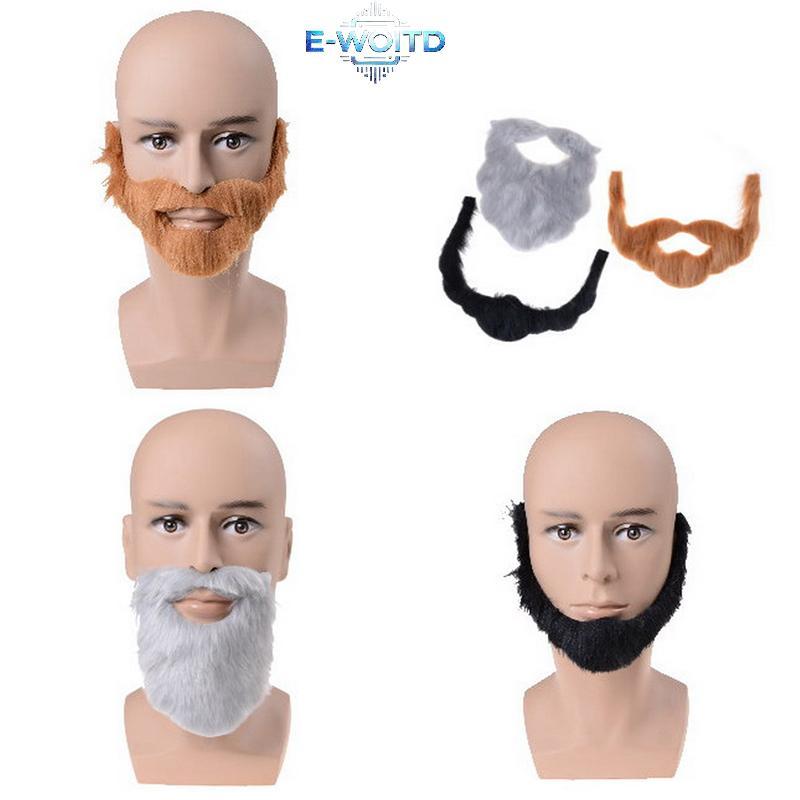 E-WOITD Váy Lạ Mắt Trang Phục Tiệc Halloween Trang Phục Giả ria mép Ngộ nghĩnh Râu E-WOITD