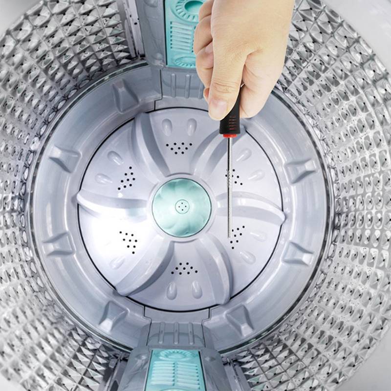 E-WOITD Công cụ tháo gỡ đặc biệt để làm sạch khung gầm của máy giặt Pulsator có móc góc phải của bánh xe máy nghiền E-WOITD