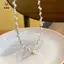 Thời Trang Độc Đá Quý Thanh Lịch Tinh Tế Camellia Nelace Ánh Sáng Sang Trọng Cổ Điển Nelace Dành Cho Nữ Trang Sức Dự Tiệc Quà Tặng Cao Cấp [Mina]