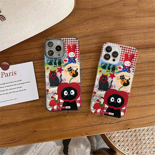 Ốp Lưng Cô gái mũm mĩm với đôi mắt đeniPhone 11 12 13 14 15 16 Pro X XR XS Max 7Plus 8Plus trong suốtbạch Suốt-GD