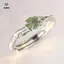 Nhẫn mở có thể điều chỉnh cỏ bốn lá dành cho nữ Cô gái Cặp đôi Trang sức Luy lãng mạn Hoàn hảo để cầu hôn [Mina]