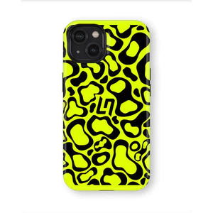 Màu vàng huỳnh quang f1 Thích hợp cho iPhone 17ProMax 16Pro 15 11 12 13 14 xs XR 17Air Vỏ bảo vệ hai lớp chống sốc Vỏ điện thoại