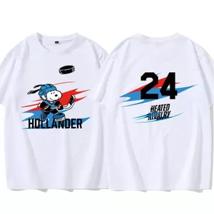 Heated Rivalry Peak Showdown Cùng Phong Cách Hàng Hóa Snoopy Tay Ngắn Nguyên Chất Cotton Đen Ilya Áo Thun Gạo Sản Xuất