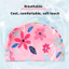Mũ Bơi AMBU, Mũ Bơi In Hình Hoạt Hình Polyester, Thoải Mái Độ Đàn Hồi Cao Chống Thấm Nước Trẻ Em Mũ Bơi Bé Gái