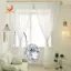 Nhẫn móc treo rèm tắm- 12 móc treo kim cương giả trang trí Acrylic cho phòng tắm cho phòng tắm