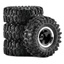 4 40mm 3mm Hex 0.7 "Kim Loại RC Bánh Xích Lốp Và Bánh Xe Cho 1 / 30 Trục SCX30 Ford Bronco Wrangler K10 Nâng Cấp Phần