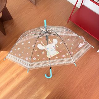 Hàng sẵn có ins Ô trong suốt Phim hoạt hình tự động dành cho học sinh Tay cầm thẳng Dễ thương có thể gập lại Trẻ em Người lớn Dày Nữ UXP
